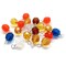 Fire-Polished Bead Charms, 10 pieces Ocean Sunrise Mix, 8mm Faceted Dangles, Adorabilities.